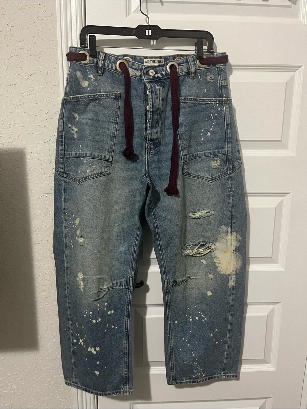 Free People Low Slung Moxie Barrel Jeans - Picture 3 of 5